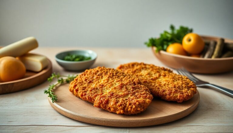 Blanc de poulet pané et frit