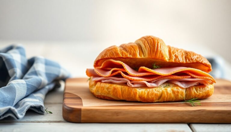 Croissant au jambon
