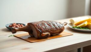 Cuisse de porc rôtie