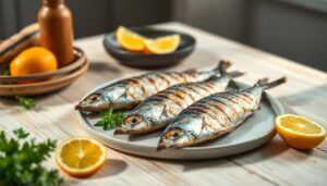 Hareng grillé