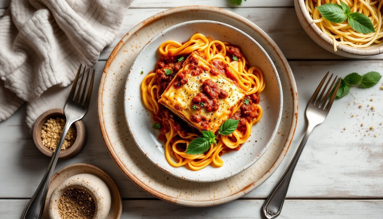 Lasagnes à la bolognaise