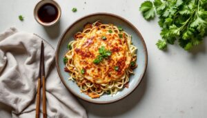 Okonomiyaki léger (galette de chou japonaise)
