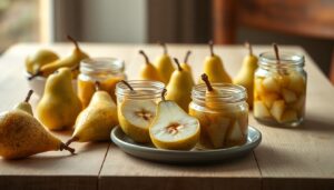 Poire au sirop