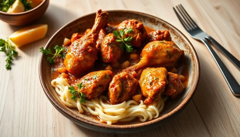 Poulet mijoté