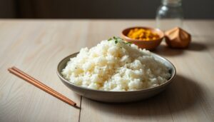 Riz gluant