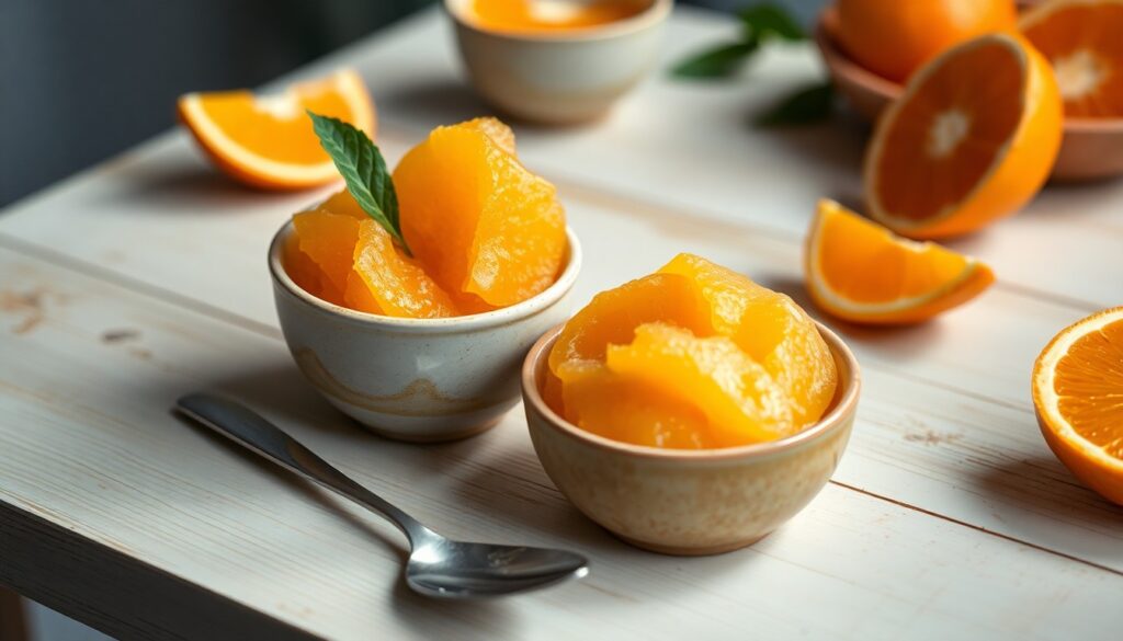 Sorbet à l'orange