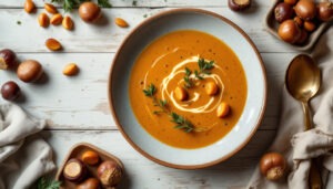 Soupe de châtaignes