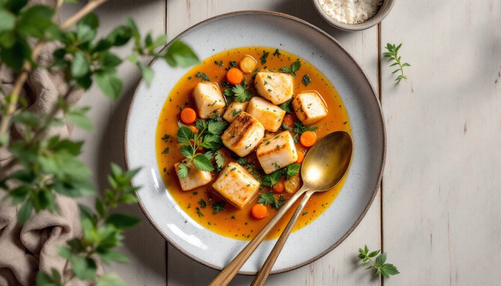 Soupe de poisson légère