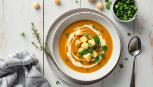 Soupe poireau et pomme de terre