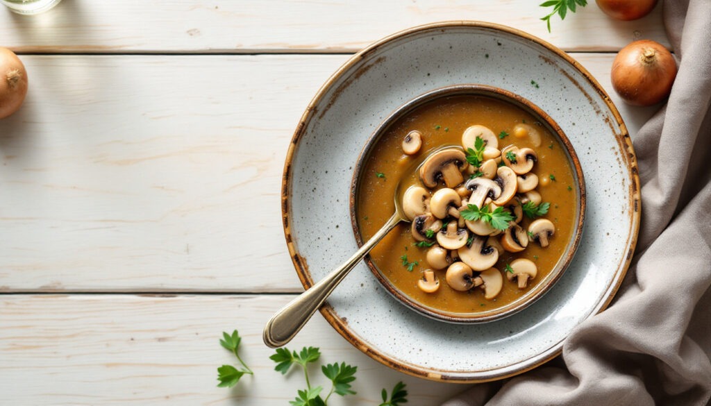Velouté de champignons