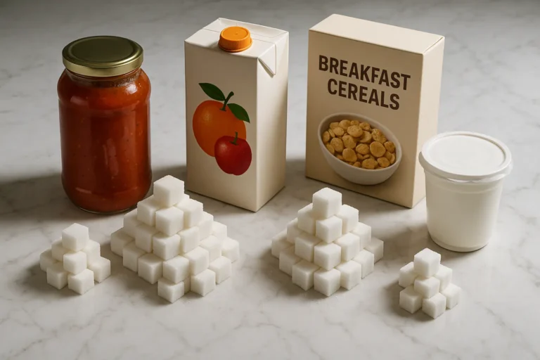 Le sucre caché : ce qui se cache dans vos aliments