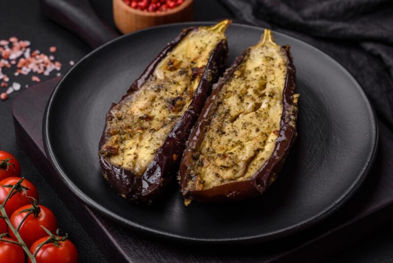 Aubergines au four