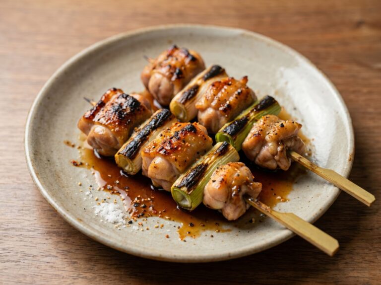 Brochettes yakitori de poulet