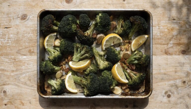 Brocoli rôti à l&rsquo;ail et au citron