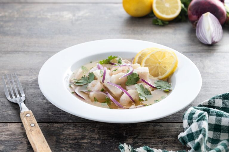 Ceviche de cabillaud au citron vert