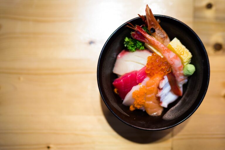 Chirashi bowl au saumon