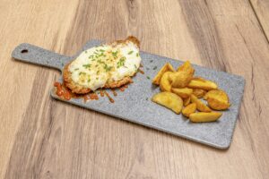 Escalope milanaise au four