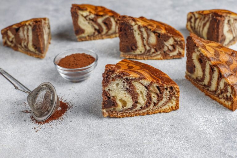 Gâteau marbré