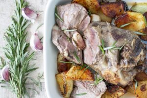 Gigot d&rsquo;agneau au four