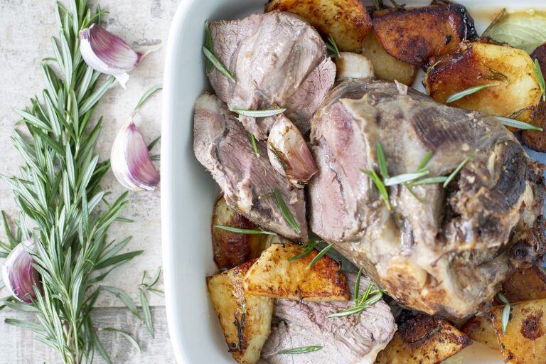Gigot d&rsquo;agneau au four