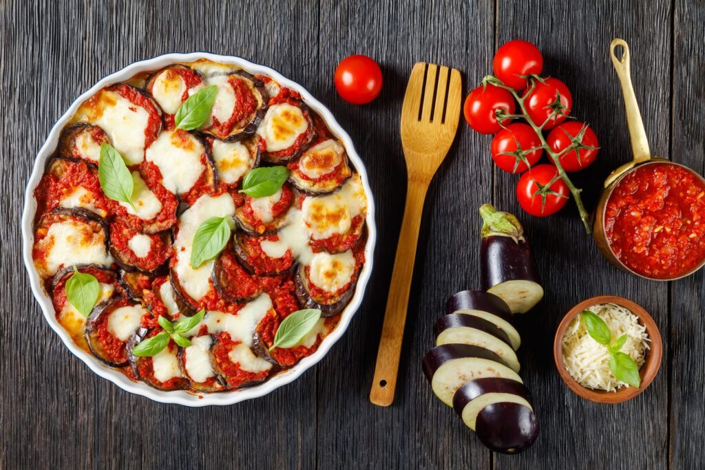 Parmigiana d&rsquo;aubergines