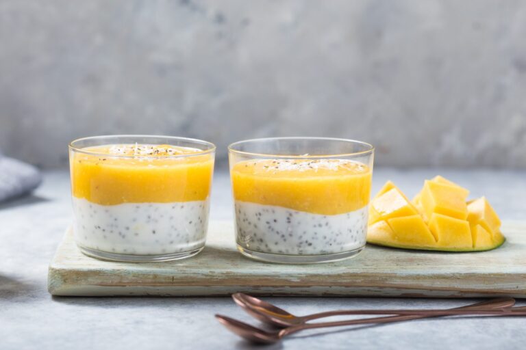 Pudding de chia à la mangue