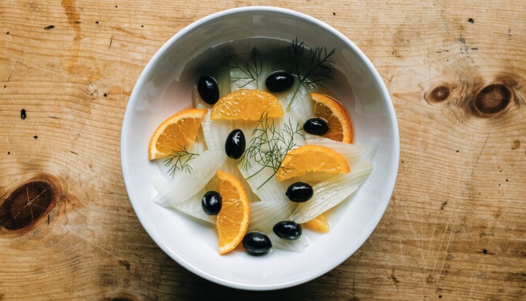 Fennel and orange salad