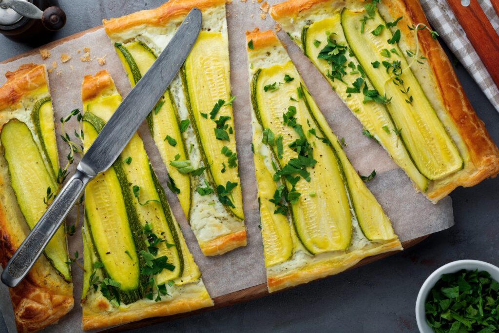 Tarte à la courgette