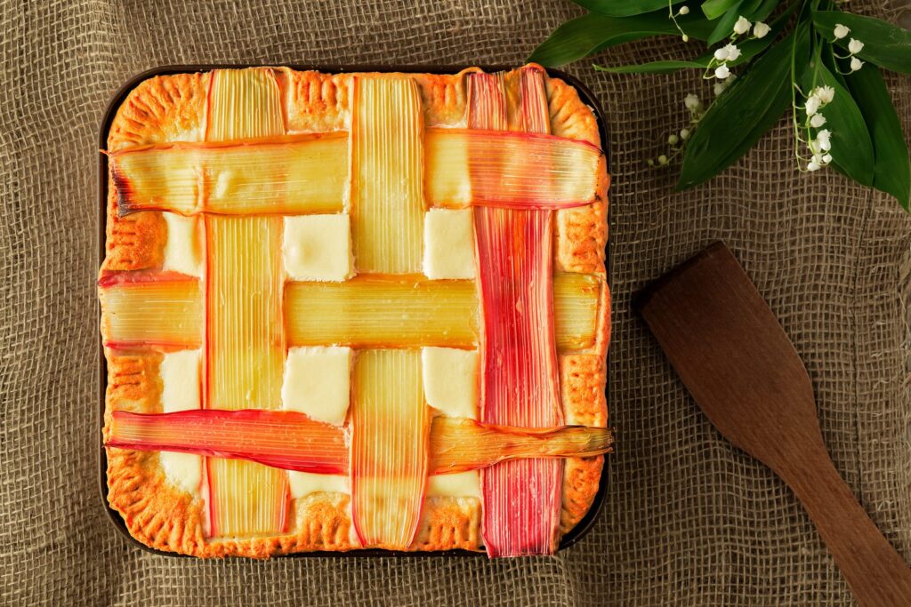 Tarte à la rhubarbe