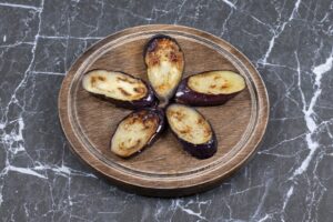 Aubergine à la poêle