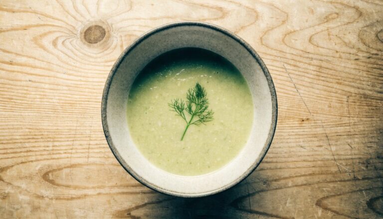 Cream of fennel soup