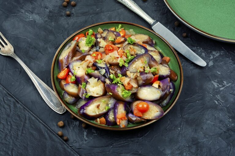 Zaalouk (caviar d&rsquo;aubergine marocain)