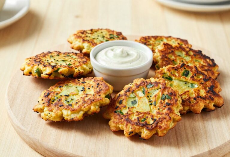 Baked vegetable accras