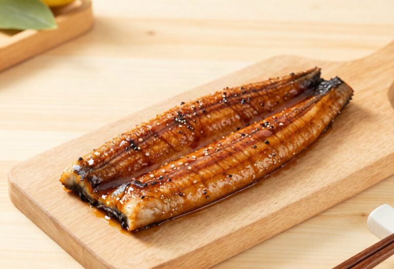 Glazed grilled eel