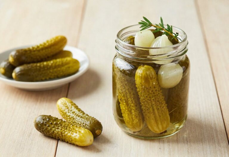 Jar of gherkins