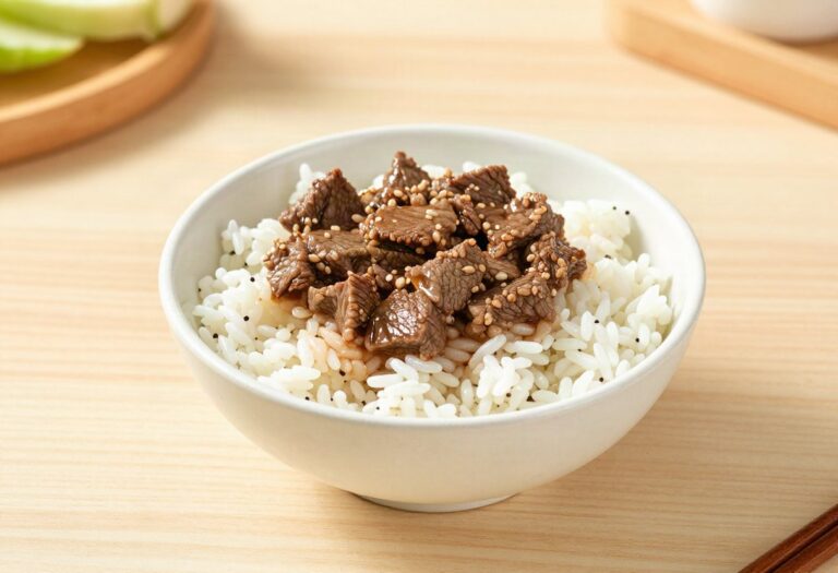 Bol protéiné bœuf et riz