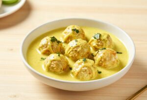 Boulettes de poisson au curry et coco