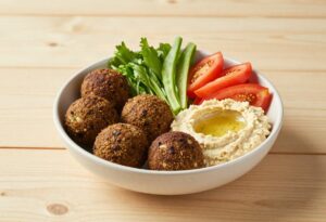 Bowl falafels, houmous et crudités