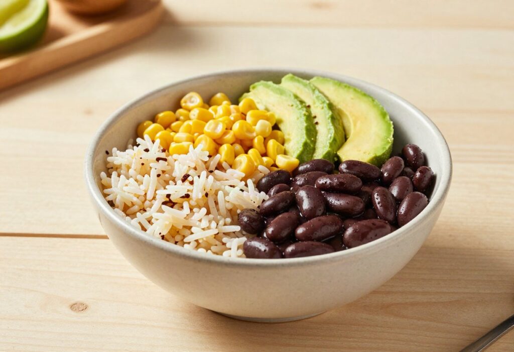 Mexican black bean bowl