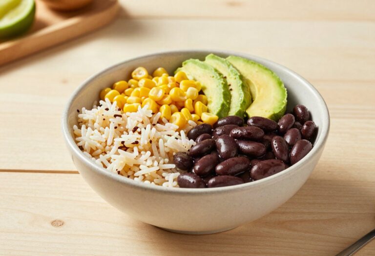 Bowl mexicain aux haricots noirs