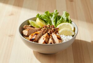 Buddha bowl protéiné au poulet