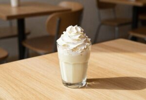 Café liégeois in a glass