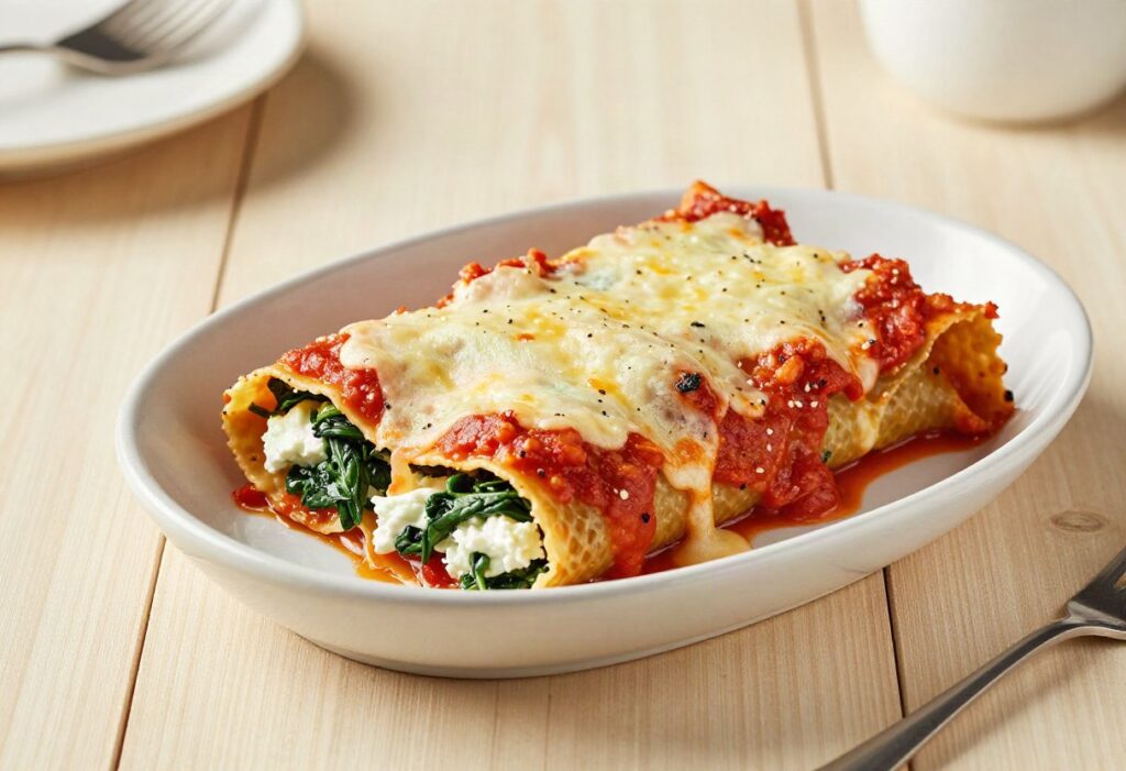 Cannelloni ricotta-épinards