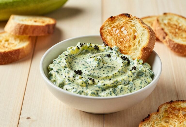 Courgette caviar