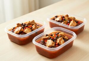 Chili de poulet aux haricots (meal prep)