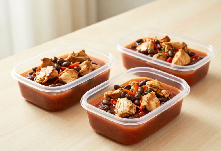 Chili de poulet aux haricots (meal prep)