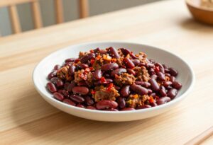 Chili sin carne (haricots rouges)