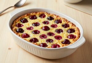 Clafoutis aux cerises léger