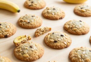 Cookies banane-avoine (2 ingrédients)