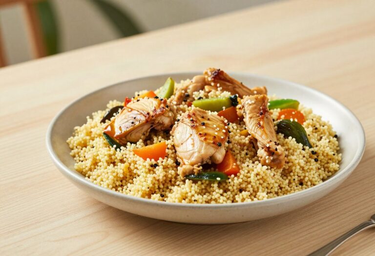 Couscous au poulet et légumes